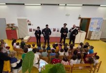 Gonzaga, i Carabinieri incontrano i bimbi della scuola dell’infanzia “Bizzoccoli-Sala”