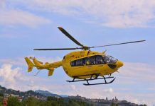 Commessaggio, bimbo cade dallo scivolo all’asilo: trasportato in elicottero a Bergamo
