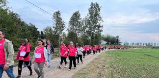 Camminata solidale ad Asola: grande partecipazione per la ricerca sui tumori femminili