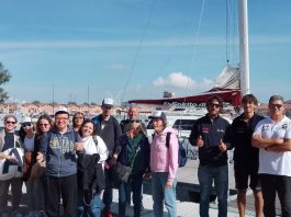 Giornata speciale sul catamarano accessibile per cinque ragazzi di Anffas Mantova