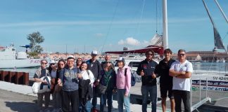 Giornata speciale sul catamarano accessibile per cinque ragazzi di Anffas Mantova