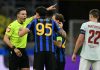 Inter-Shakhtar, nerazzurri in dieci al 68’: Bastoni espulso dopo due gialli in due minuti