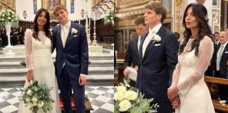 Giorgia Cardinaletti e Francesco Bechis hanno detto sì: le nozze a Fabriano e il look degli sposi