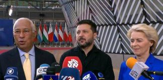 Consiglio Ue accoglie Zelensky: “Puoi contare su di noi”. Il presidente ucraino: “Voi veri leader”
