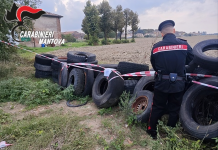 Serravalle a Po, 1.500 mq di discarica abusiva su terreno agricolo: denunciato 72enne