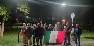 Ostiglia, Forza Nuova sfila contro il degrado e annuncia nuove iniziative