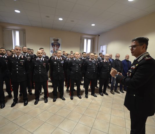 Carabinieri, il generale Guarino incontra i comandanti delle 41 stazioni mantovane