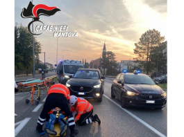 San Giorgio Bigarello, ciclista investito sulla Gardesana: trasportato in ospedale