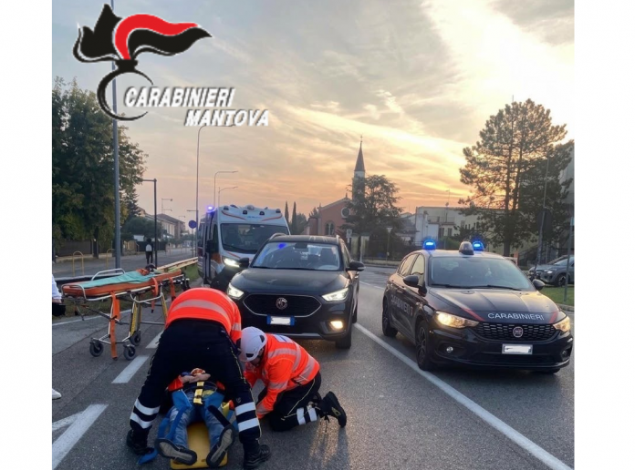 incidente ciclista san giorgio bigarello