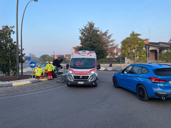 incidente rotonda viale Lenin 1