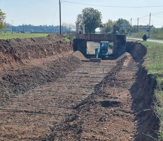 Goito, partiti i lavori sul canale Filippina: previsto un risparmio idrico oltre il 30%