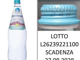 Acqua minerale ritirata dal mercato: il lotto interessato, come comportarsi