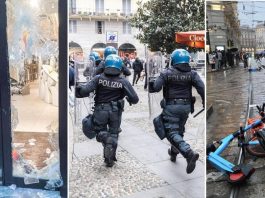 Scontri a Milano, accusato 14enne mantovano. Ragazzi del Viadanese coinvolti nei disordini a Guastalla