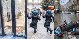 Guerriglia a Milano, assalto ai negozi e saccheggi: fermati 200 giovani