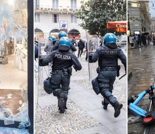 Scontri a Milano, accusato 14enne mantovano. Ragazzi del Viadanese coinvolti nei disordini a Guastalla