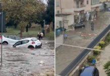 Maltempo, nubifragi e strade allagate da Napoli a Brindisi: allerta meteo arancione e scuole chiuse