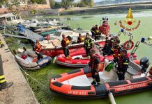 Vigili del Fuoco, concluso a Mantova il corso nautico: quindici nuovi abilitati