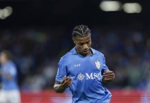 Napoli, lesione muscolare per Neres: gli azzurri perdono il brasiliano fino alla sosta