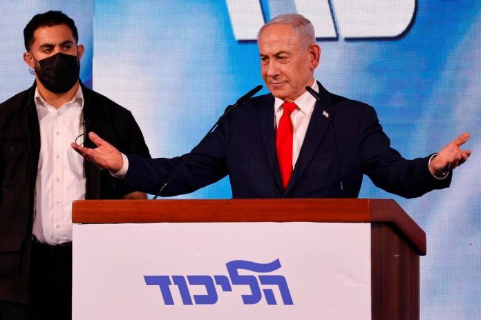 netanyahu_palco_proiezioni_afp