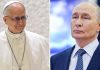 Papa telefona a Putin: “Tregua per la città di Oleshky, consentire aiuti umanitari”