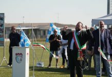 Poggio Rusco, inaugurato il nuovo centro sportivo: festa biancoazzurra per la Poggese