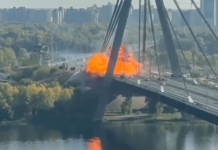 Ucraina, colpito ponte a Kiev nel giorno della visita di Merz. Il cancelliere: “In futuro macchina guerra Russia contro di noi”