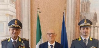 Il Prefetto Bolognesi riceve il Maggiore Giovanni Torino, nuovo comandante del Nucleo Pef