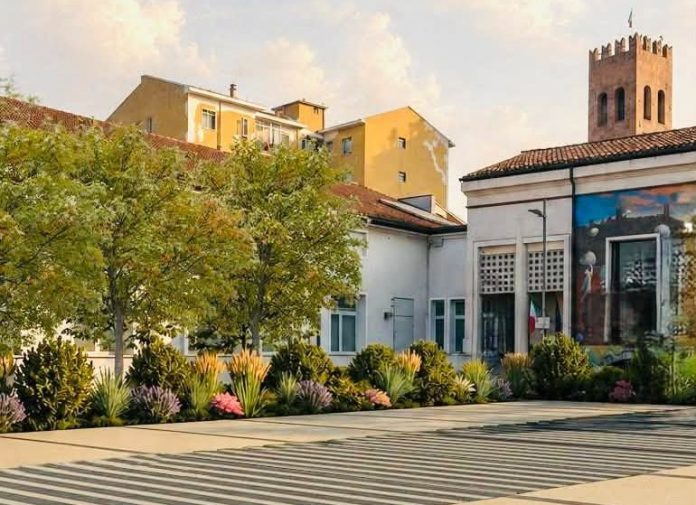render parcheggio montecchi