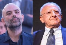 “De Luca satrapo”, archiviato il procedimento contro Saviano