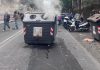Scontri nei cortei a Roma, il racconto di un poliziotto: “Ci hanno assalito con sassi e molotov in via Claudia”