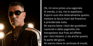 Marracash si difende dopo gli insulti: “Mai inneggiato alla violenza”