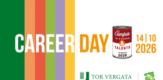Università, domani torna a Roma Tor Vergata il Career Day ‘Campus&Leaders&Talents’