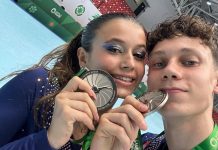 Gonzaga, pattinaggio artistico: Bruzzi e Grossi della Polisportiva Borghi sono vicecampioni del mondo