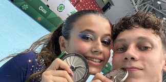 Gonzaga, pattinaggio artistico: Bruzzi e Grossi della Polisportiva Borghi sono vicecampioni del mondo